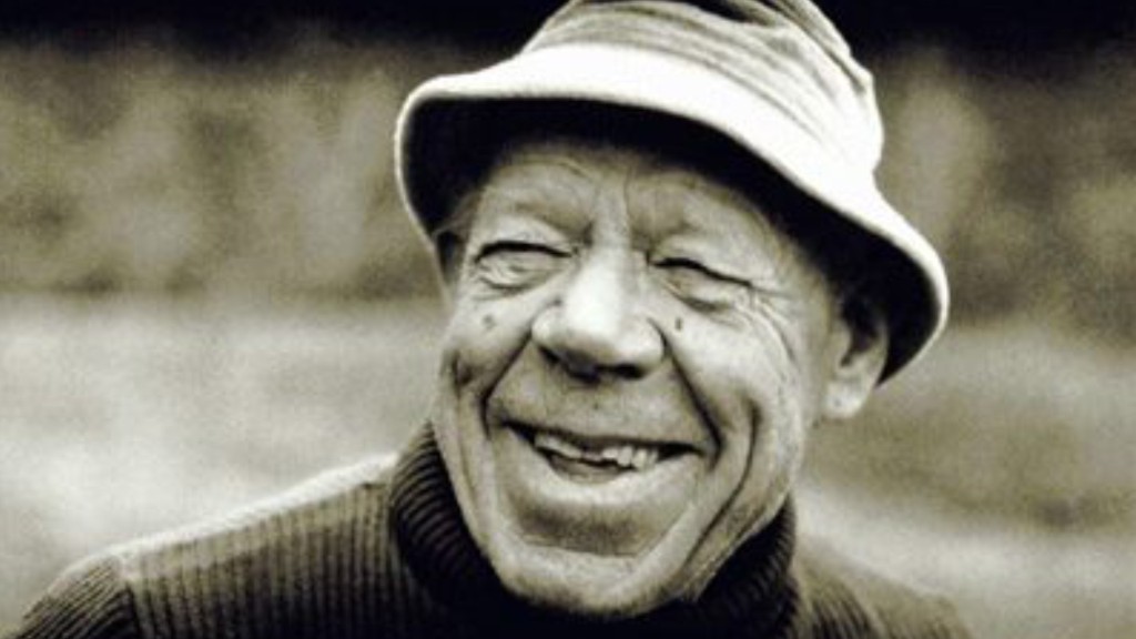 Paddy Pallin, smiling outdoors wearing a bucket hat